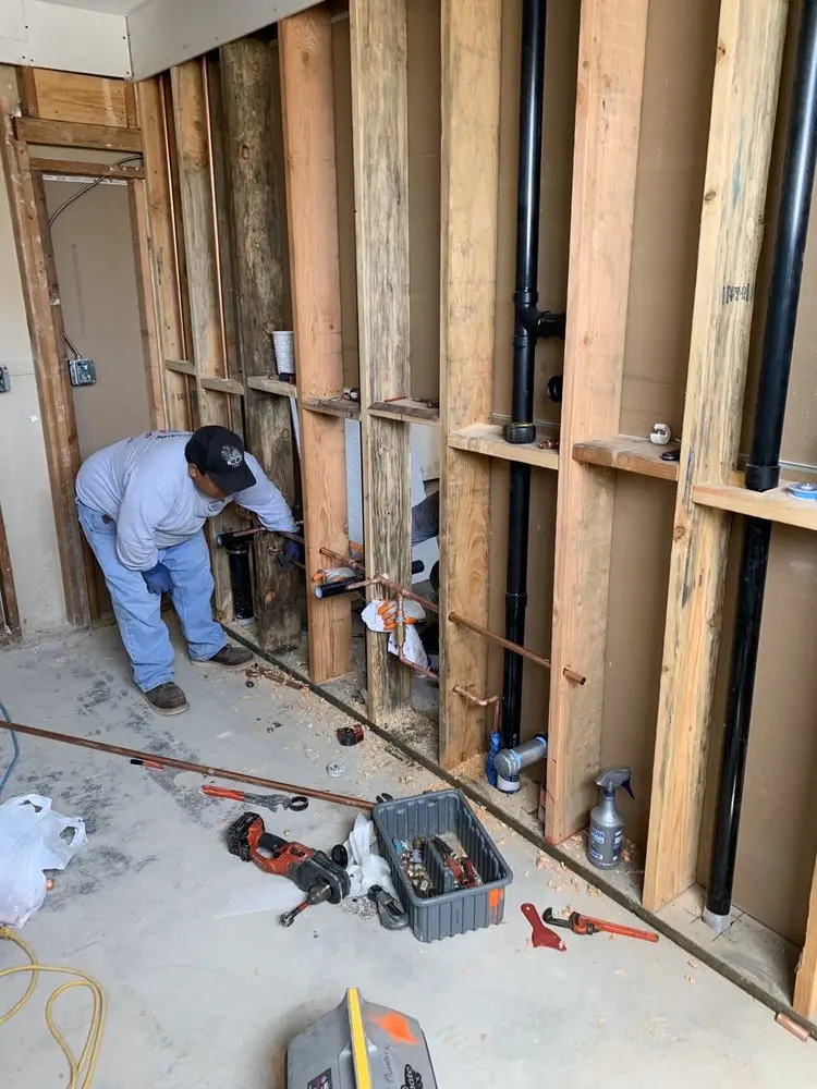 Commercial rough-in plumbing for Water Heater Replacement in Seamentown